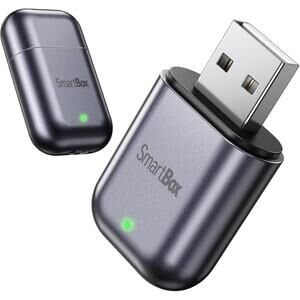 Wireless Carplay Adapter for iPhone, Ultra-Mini USB Design iOS 10+ & Cars 2016+